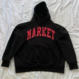 Market Arc Puff Print Hoodie FW21 Mens Size Large Black